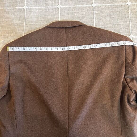 Paul Fredrick Blazer Sport Coat Brown Camel Hair Men’s 48 Long - Picture 12 of 12